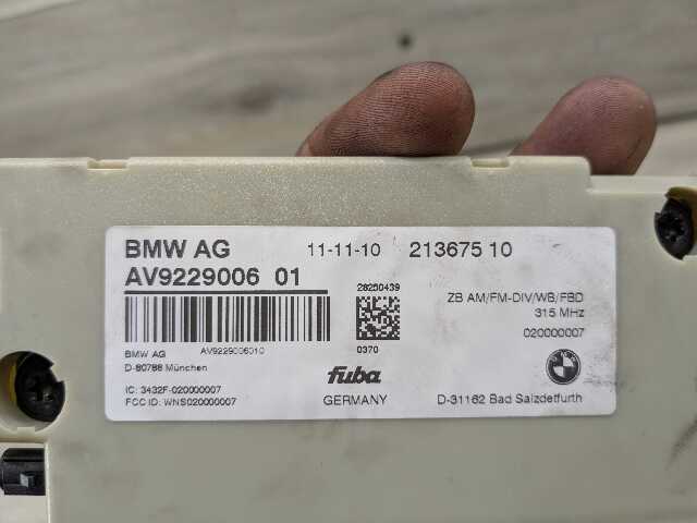 OEM BMW F01 F02 F06 F10 F13 Antenna Amplifier Diversity Receiver Module 315 MHZ
