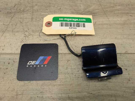 11-13 OEM BMW F10 528 535 550 BASE Rear Bumper Cover Tow Eye Hook Cover Blue A89
