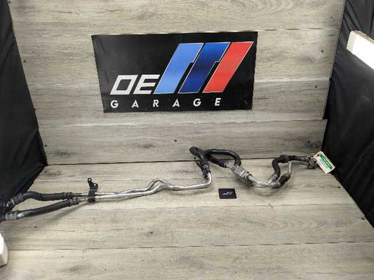 OEM F80 F82 F83 F87 M3 M4 Transmission Oil Cooler Inlet Outlet Hose Line S55 N55
