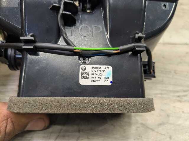 OEM BMW G20 G22 G23 G26 G80 G82 G83 M3 Rear AC Air Vent Panel Trim Cover Black
