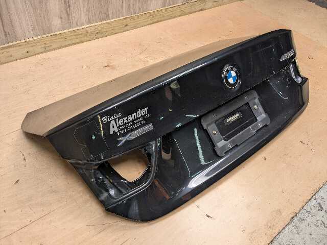 14-20 OEM BMW F32 428 430 435 440 Rear Trunk Lid Panel Deck Shell Black 475