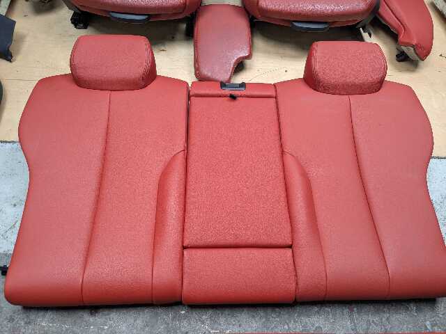 OEM BMW F32 428 430 435 440 Front Rear Left Right Seats Door Panels COMPLETE Red