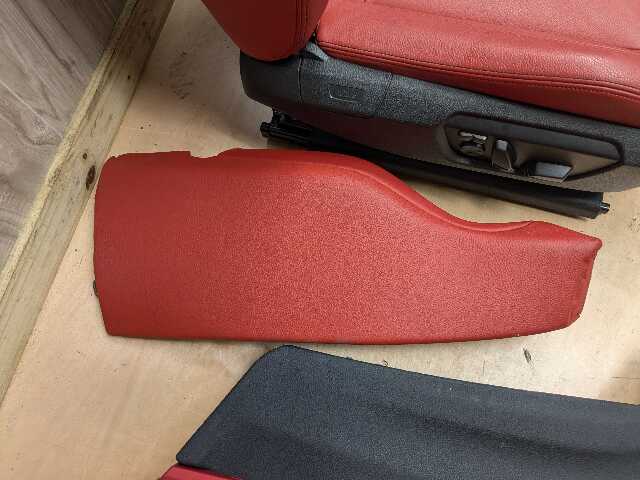 OEM BMW F32 428 430 435 440 Front Rear Left Right Seats Door Panels COMPLETE Red