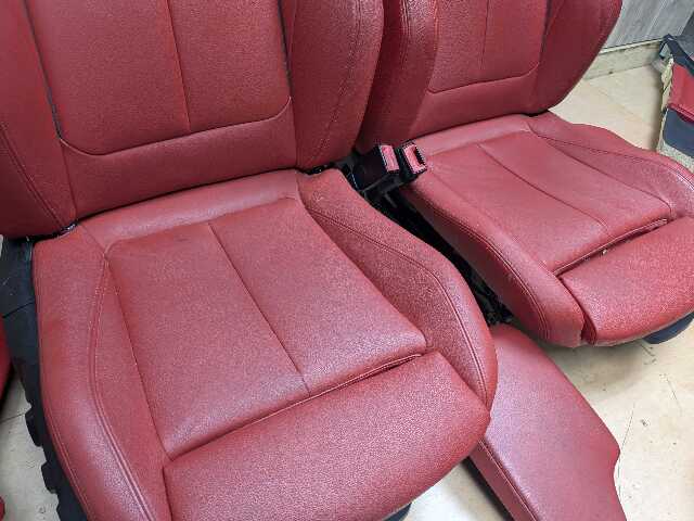 OEM BMW F32 428 430 435 440 Front Rear Left Right Seats Door Panels COMPLETE Red