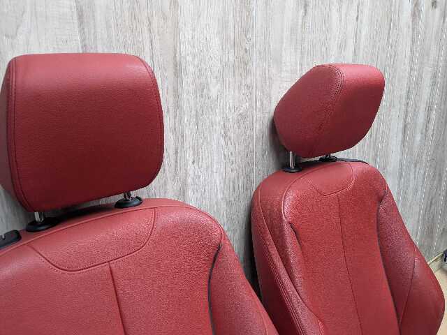 OEM BMW F32 428 430 435 440 Front Rear Left Right Seats Door Panels COMPLETE Red