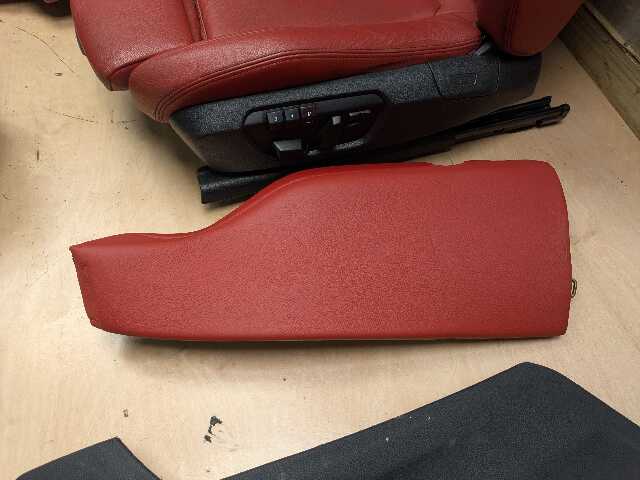 OEM BMW F32 428 430 435 440 Front Rear Left Right Seats Door Panels COMPLETE Red