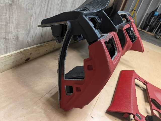OEM BMW F30 F32 F33 F36 328 335 340 428 435 Dashboard Cover Trim Panel BLACK/RED