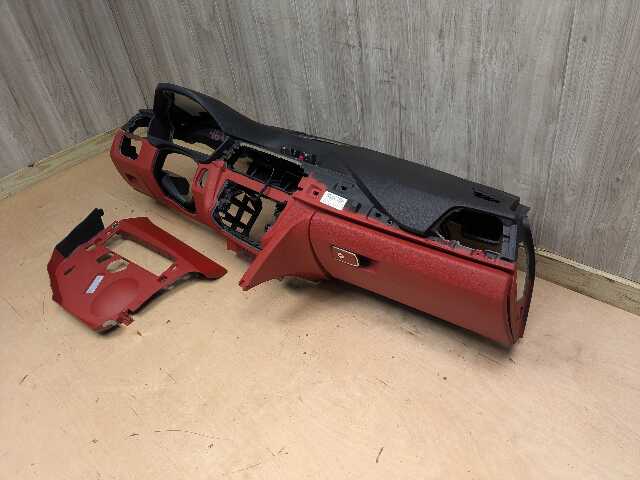OEM BMW F30 F32 F33 F36 328 335 340 428 435 Dashboard Cover Trim Panel BLACK/RED