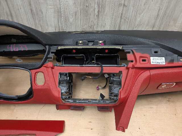 OEM BMW F30 F32 F33 F36 328 335 340 428 435 Dashboard Cover Trim Panel BLACK/RED