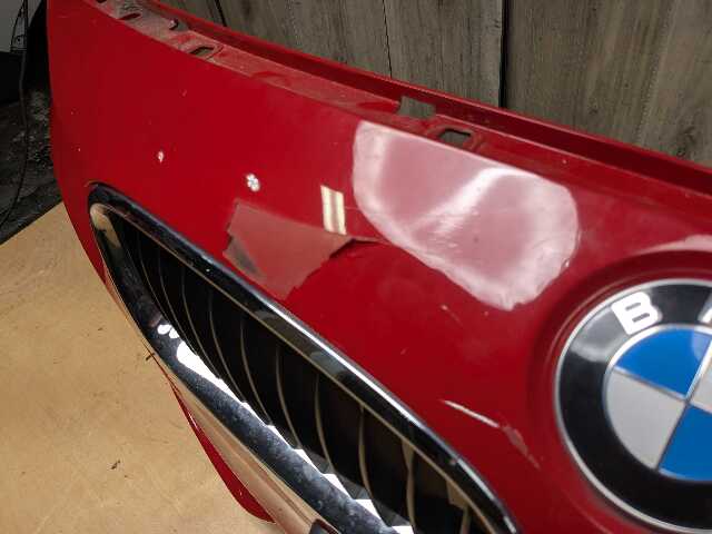 NOTE* 12-15 OEM BMW F30 F31 328 335 BASIS Front Bumper Cover w/ Grilles Red A75