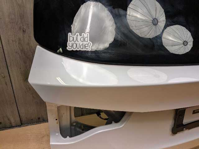 OEM BMW F97 G01 X3 X3M Rear Liftgate Tailgate Trunk Lid Door Shell White A96