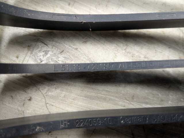 09-11 OEM BMW E90 E91 M3 Left Right Front Bumper Upper Kidney Grilles CHROME