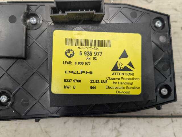 OEM BMW E93 328 335 M3 Front Left Driver Memory Seat Adjustment Control Switch