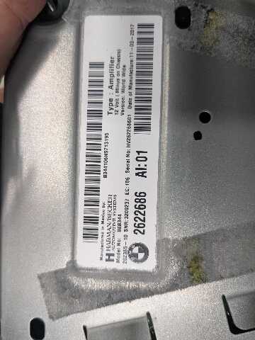 18-21 OEM BMW G01 F97 X3 X3M Hi-Fi HiFi Stereo Audio Amp Amplifier HARMAN BECKER