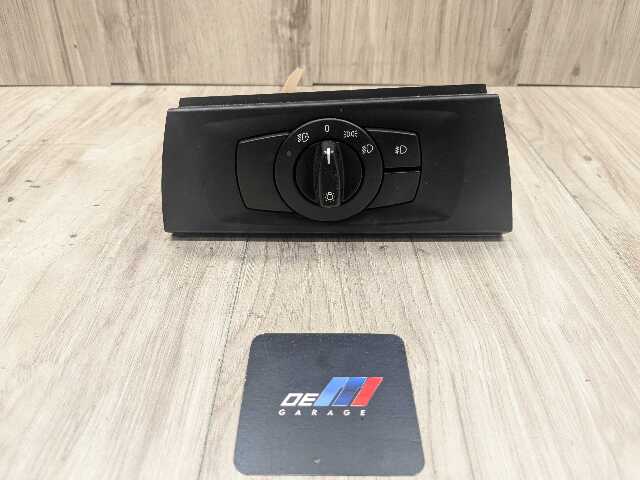 OEM BMW E82 E88 E90 E92 E93 M3 Headlight Switch Control Panel Light Module Black