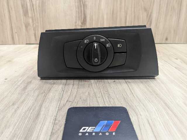 OEM BMW E82 E88 E90 E92 E93 M3 Headlight Switch Control Panel Light Module Black