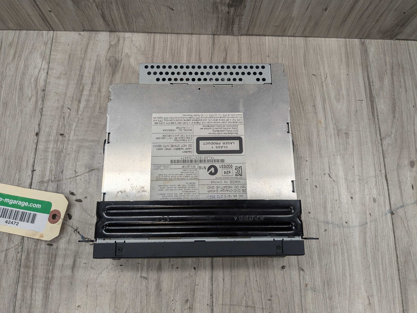 OEM BMW E70 E71 X5 X6 X5M X6M Entertainment System DVD Changer Player Drive