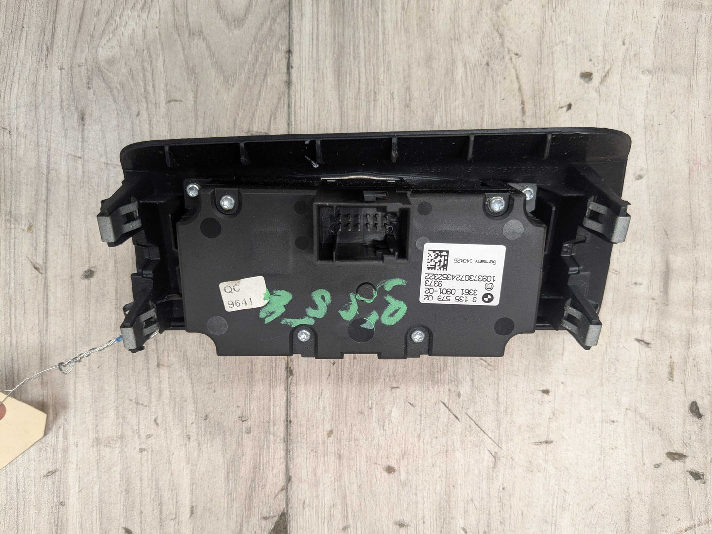 07-14 OEM BMW E70 E71 X5M X6M Headlight Switch Control Panel Light Module BLACK