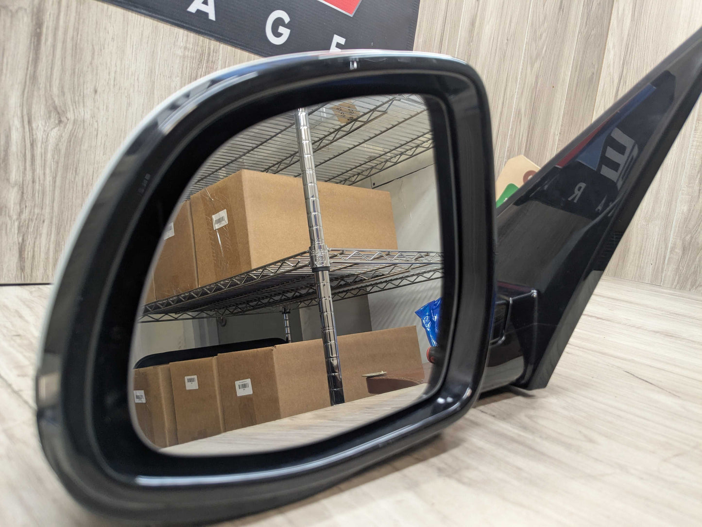 18-24 OEM BMW G01 X3 Left Driver Side Mirror Heated Memory Auto Dip SHADOW GLOSS