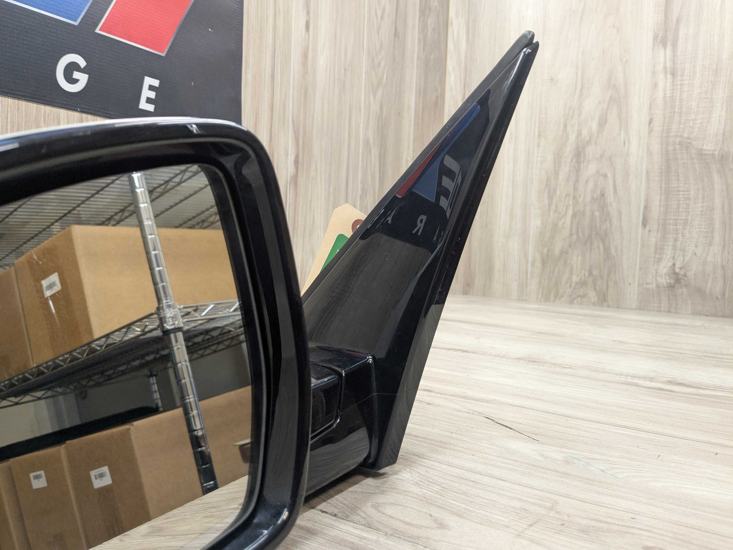 18-24 OEM BMW G01 X3 Left Driver Side Mirror Heated Memory Auto Dip SHADOW GLOSS