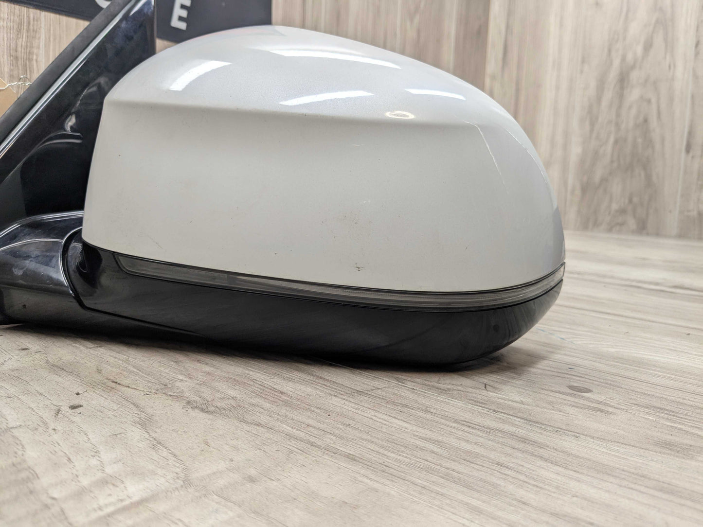 18-24 OEM BMW G01 X3 Left Driver Side Mirror Heated Memory Auto Dip SHADOW GLOSS