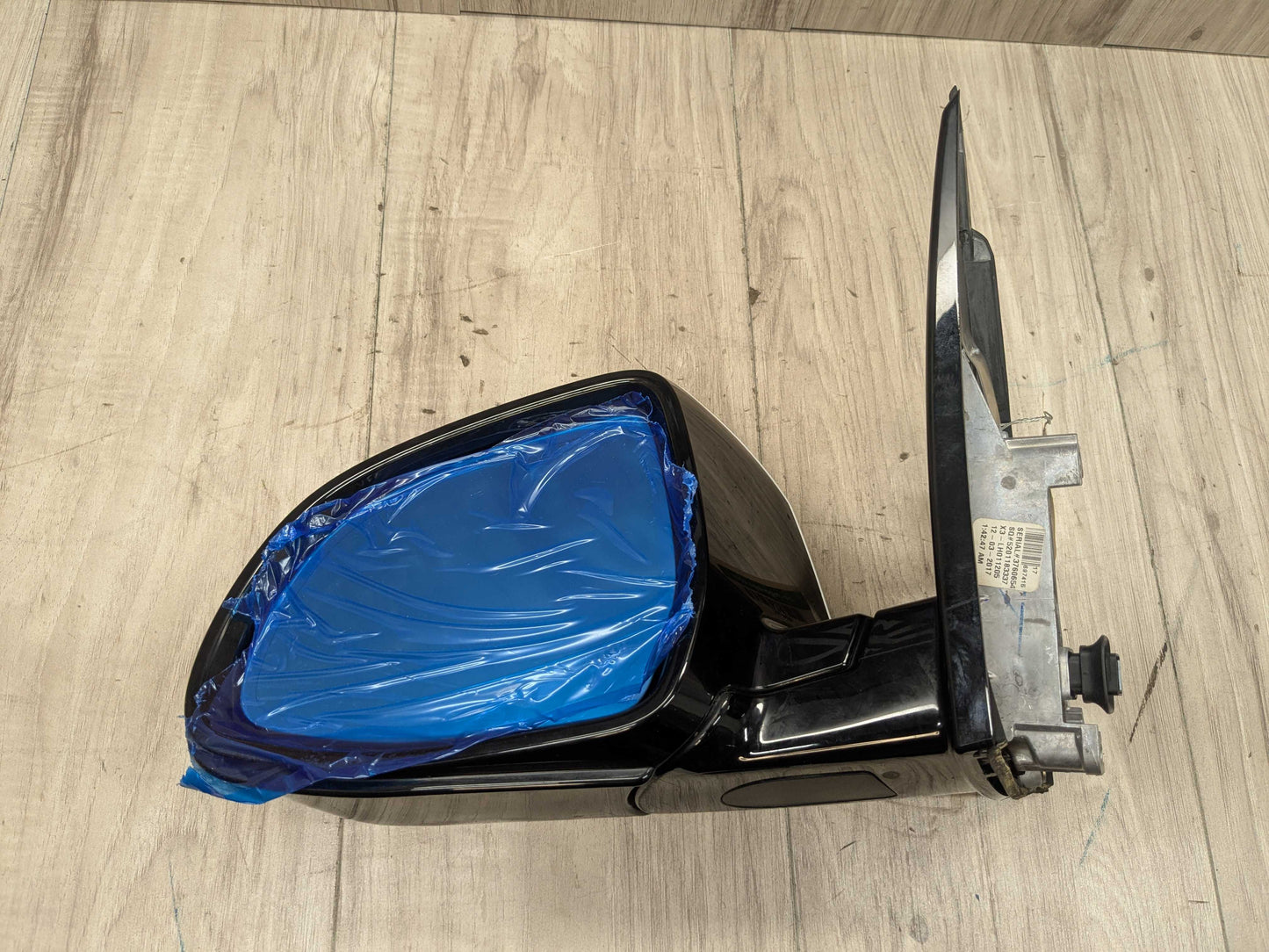 18-24 OEM BMW G01 X3 Left Driver Side Mirror Heated Memory Auto Dip SHADOW GLOSS