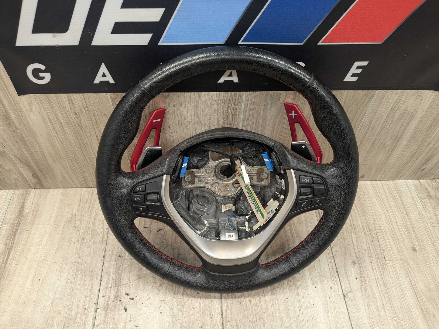 OEM BMW F22 F30 F32 F34 F36 428 Sport Line Leather Steering Wheel w/ Shifters