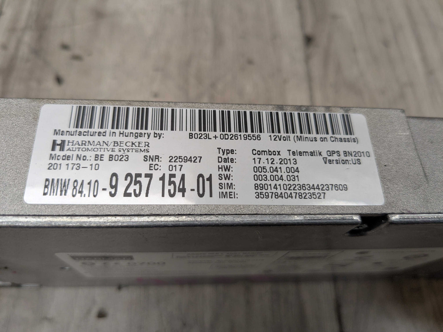 OEM BMW F30 F10 F13 F06 M6 Combox Telematics Communication Bluetooth GPS Module