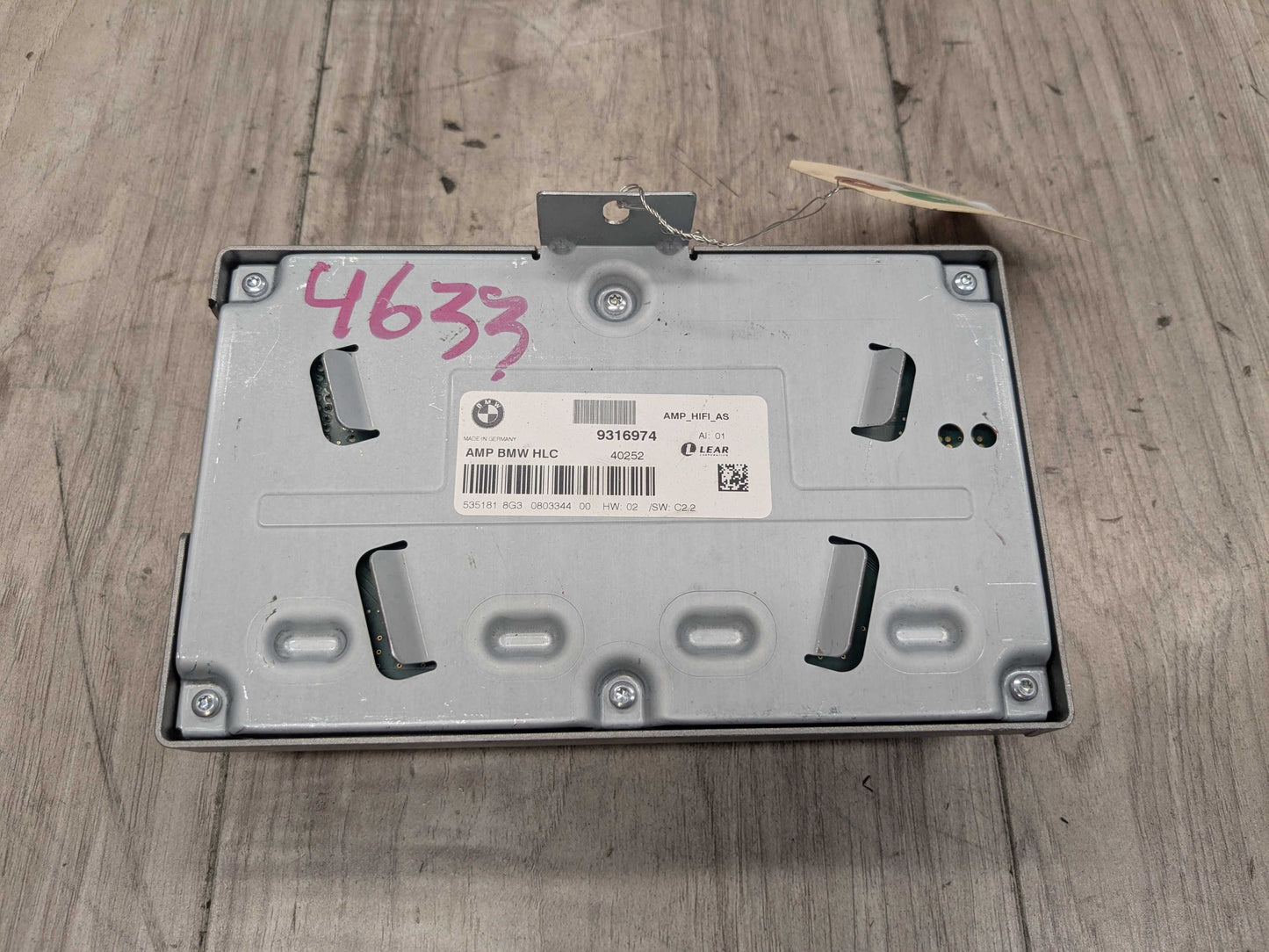 OEM BMW F32 F82 328 335 Hybrid 3 Sedan Hi-Fi HiFi Stereo Audio Amplifier Amp