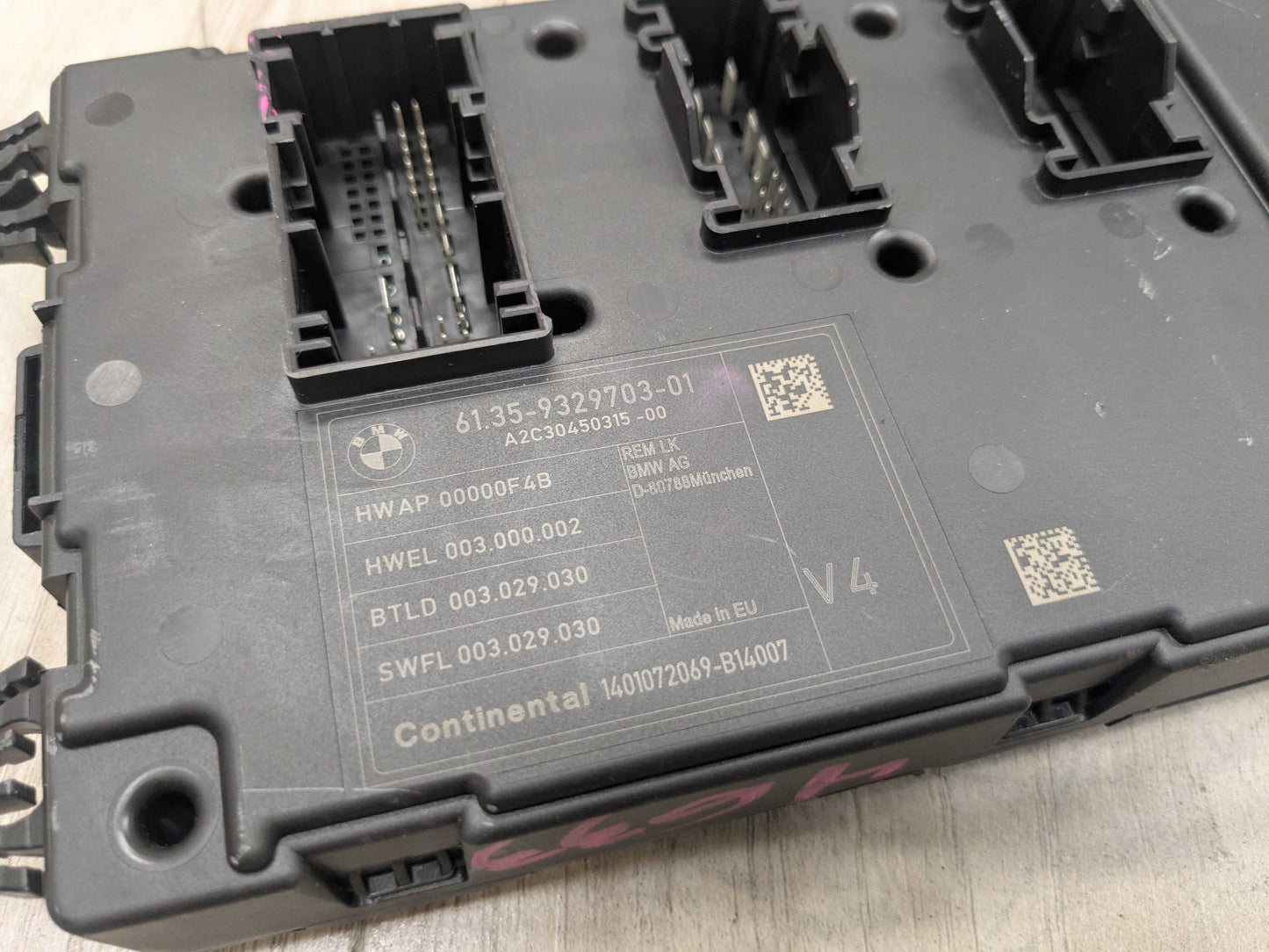 12-18 OEM BMW F82 F30 F32 REM Rear Body Control Unit Electronic Module BCM Box