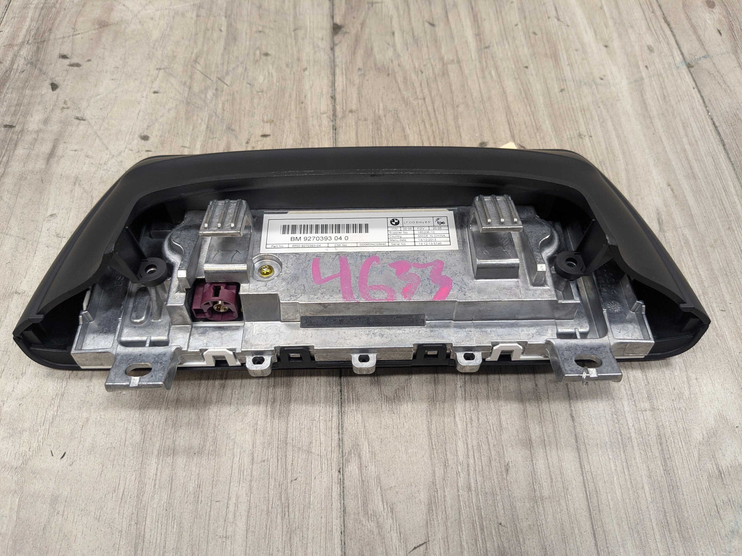 OEM BMW F32 F30 F36 Basic Dash Display Monitor Information Screen CID L7 6.5"