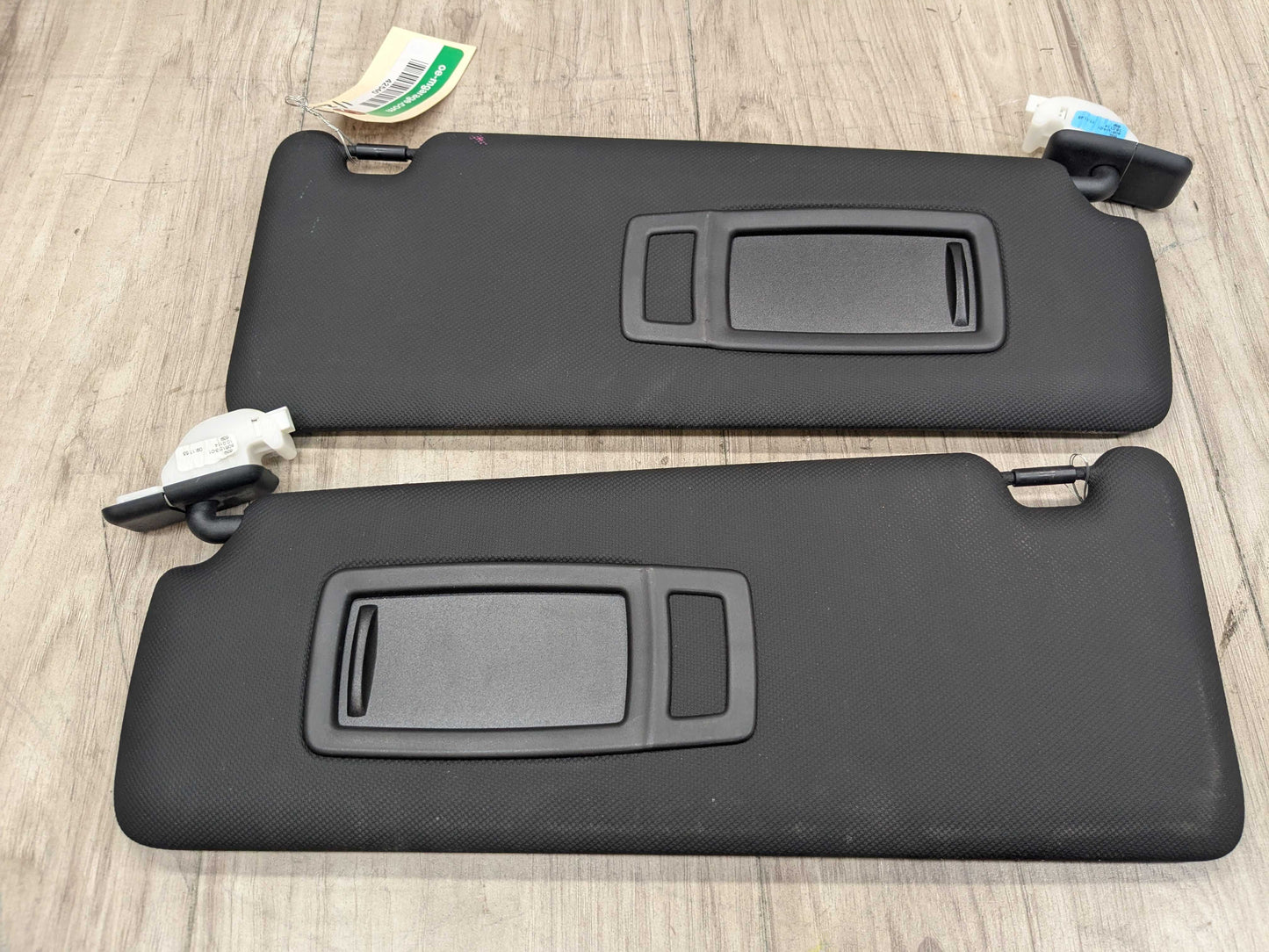 OEM BMW F30 F31 F32 F36 F80 F82 M3 M4 Left Right Interior Sun Visor PAIR Black