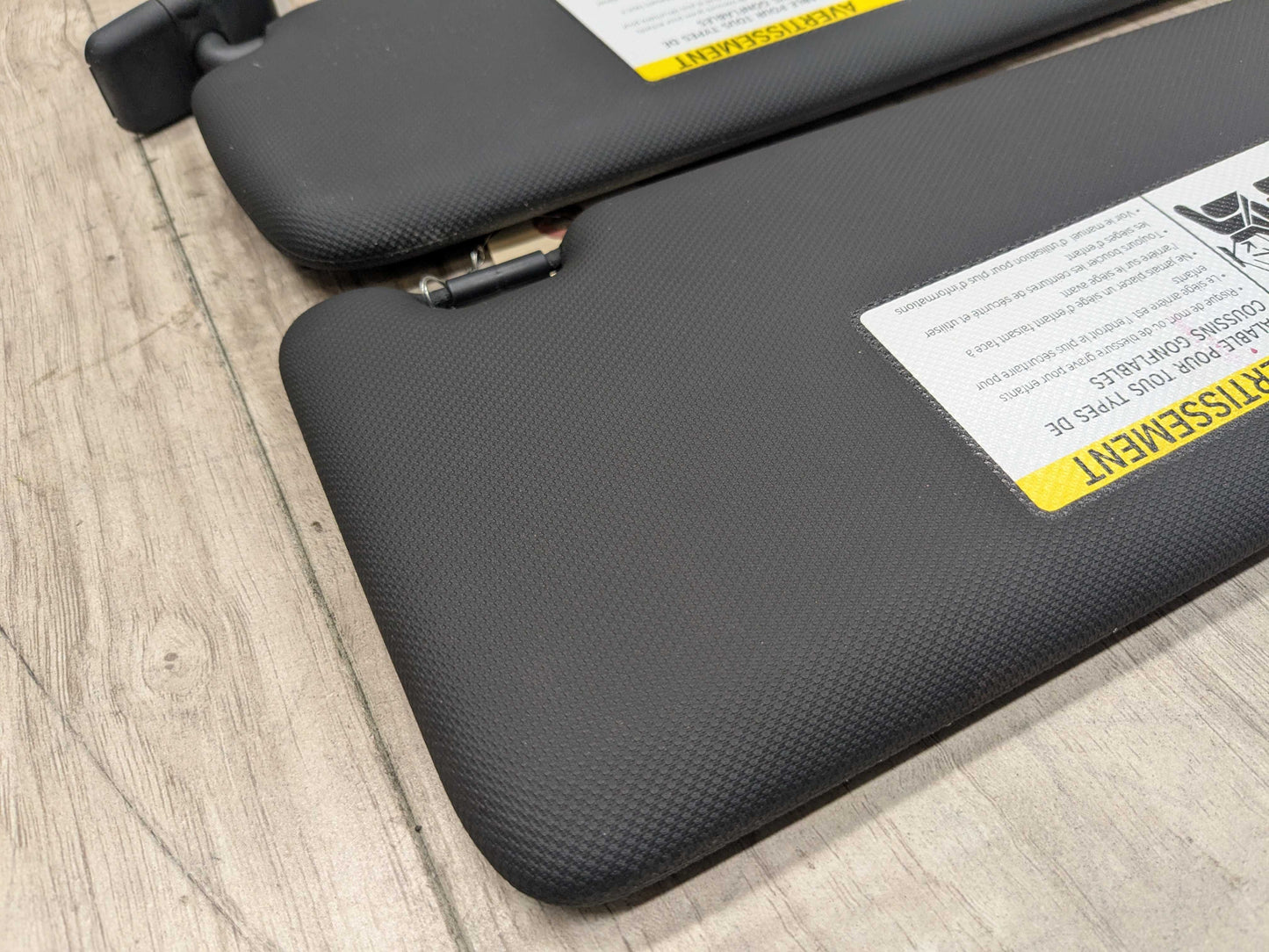 OEM BMW F30 F31 F32 F36 F80 F82 M3 M4 Left Right Interior Sun Visor PAIR Black