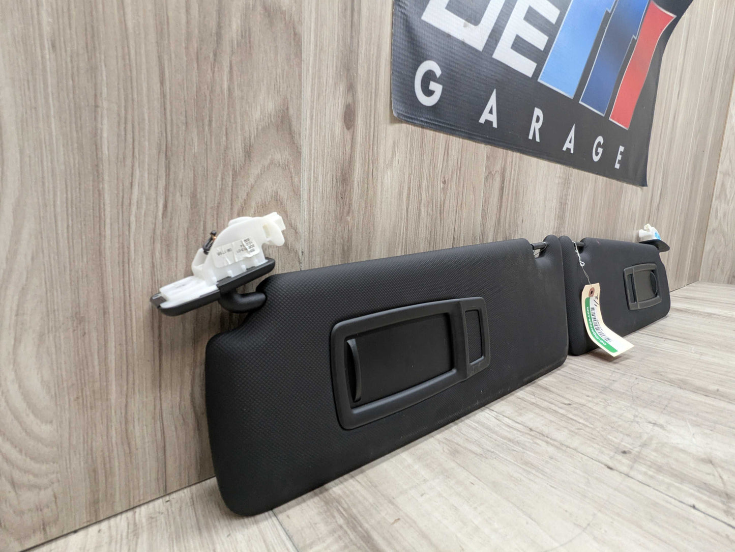 OEM BMW F30 F31 F32 F36 F80 F82 M3 M4 Left Right Interior Sun Visor PAIR Black