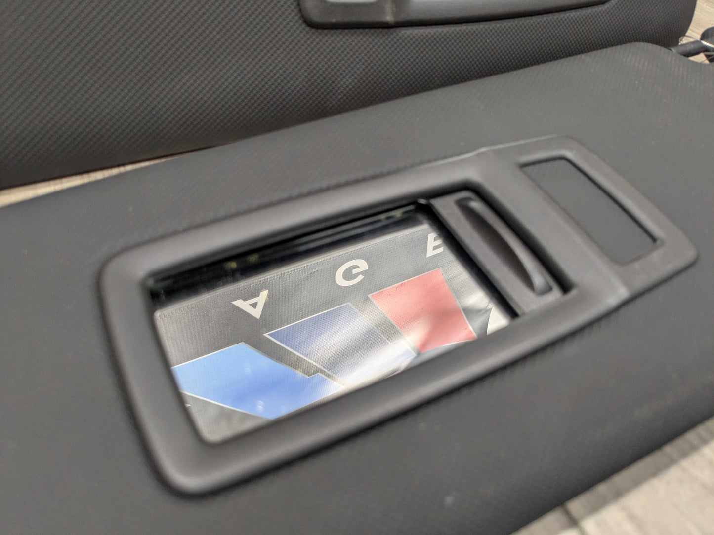 OEM BMW F30 F31 F32 F36 F80 F82 M3 M4 Left Right Interior Sun Visor PAIR Black