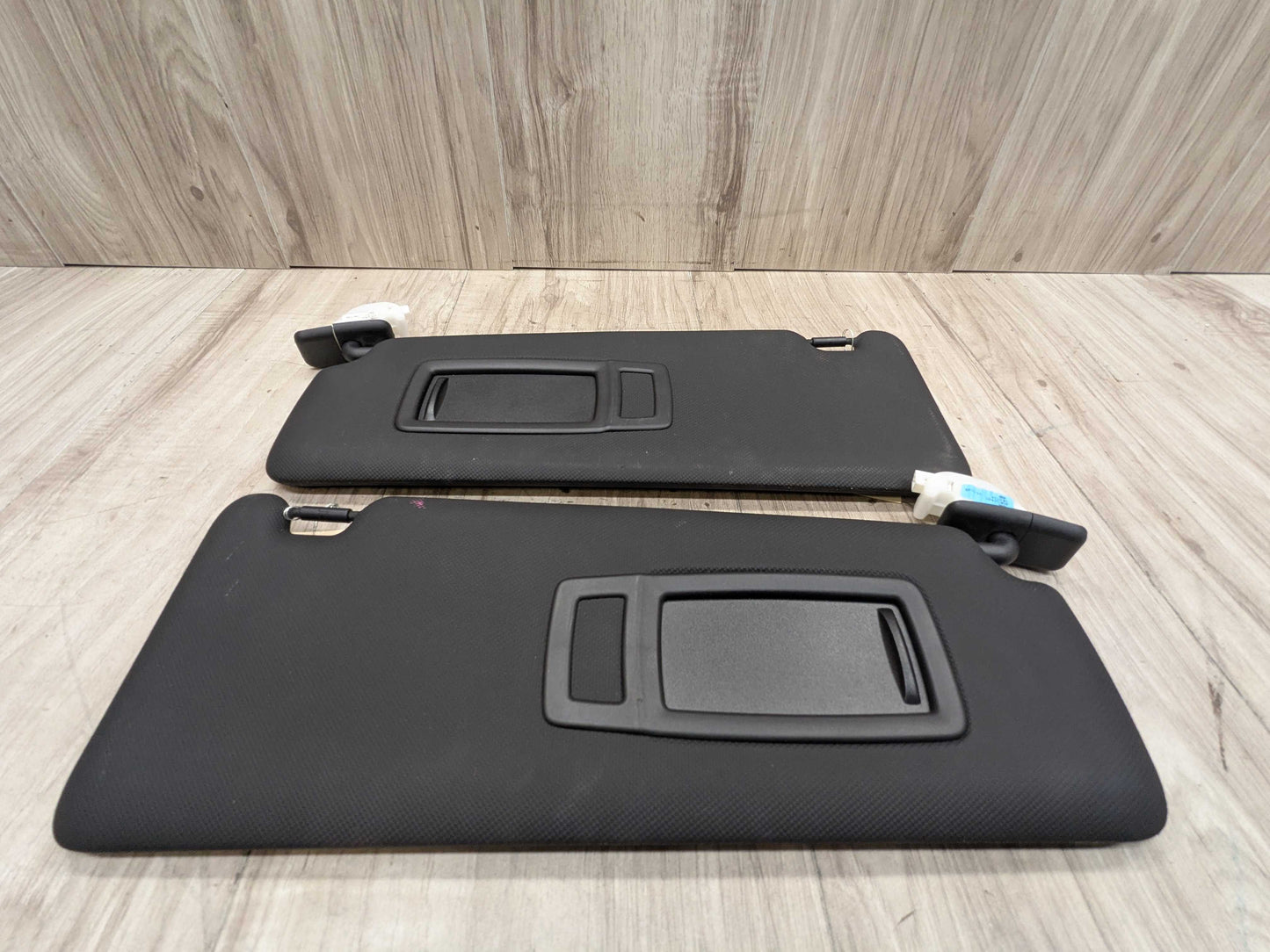 OEM BMW F30 F31 F32 F36 F80 F82 M3 M4 Left Right Interior Sun Visor PAIR Black