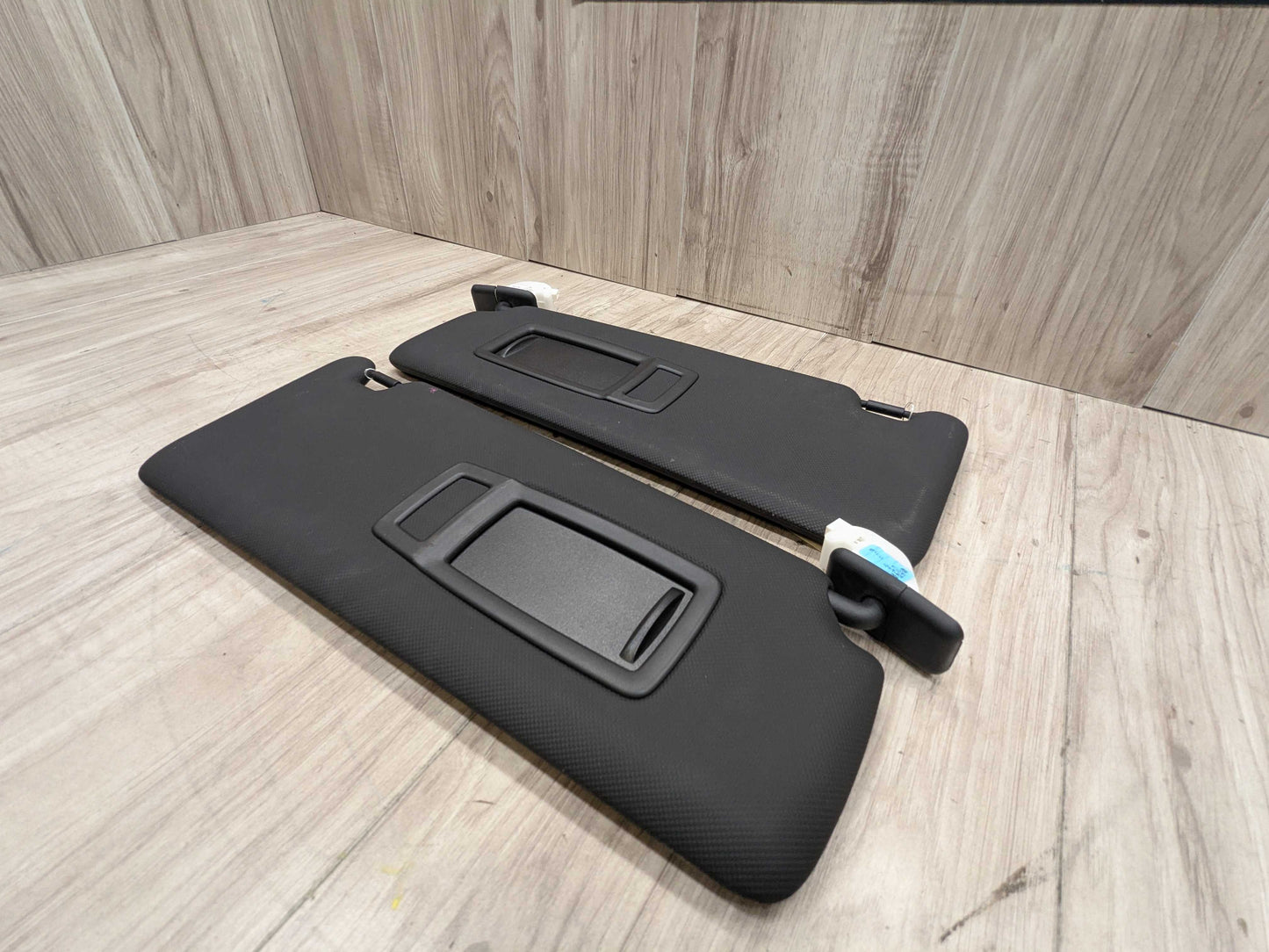 OEM BMW F30 F31 F32 F36 F80 F82 M3 M4 Left Right Interior Sun Visor PAIR Black
