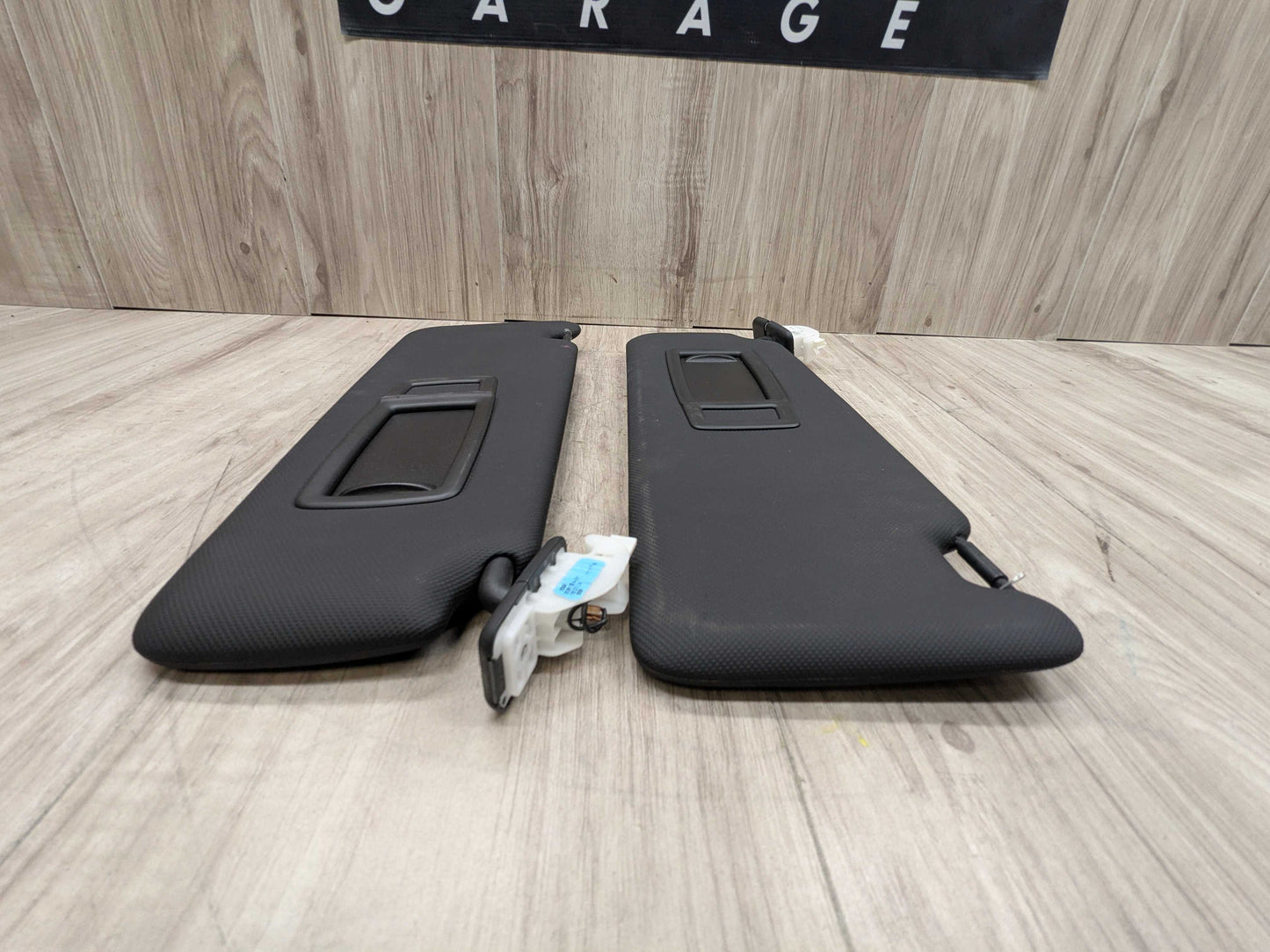 OEM BMW F30 F31 F32 F36 F80 F82 M3 M4 Left Right Interior Sun Visor PAIR Black