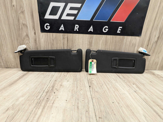 OEM BMW F30 F31 F32 F36 F80 F82 M3 M4 Left Right Interior Sun Visor PAIR Black