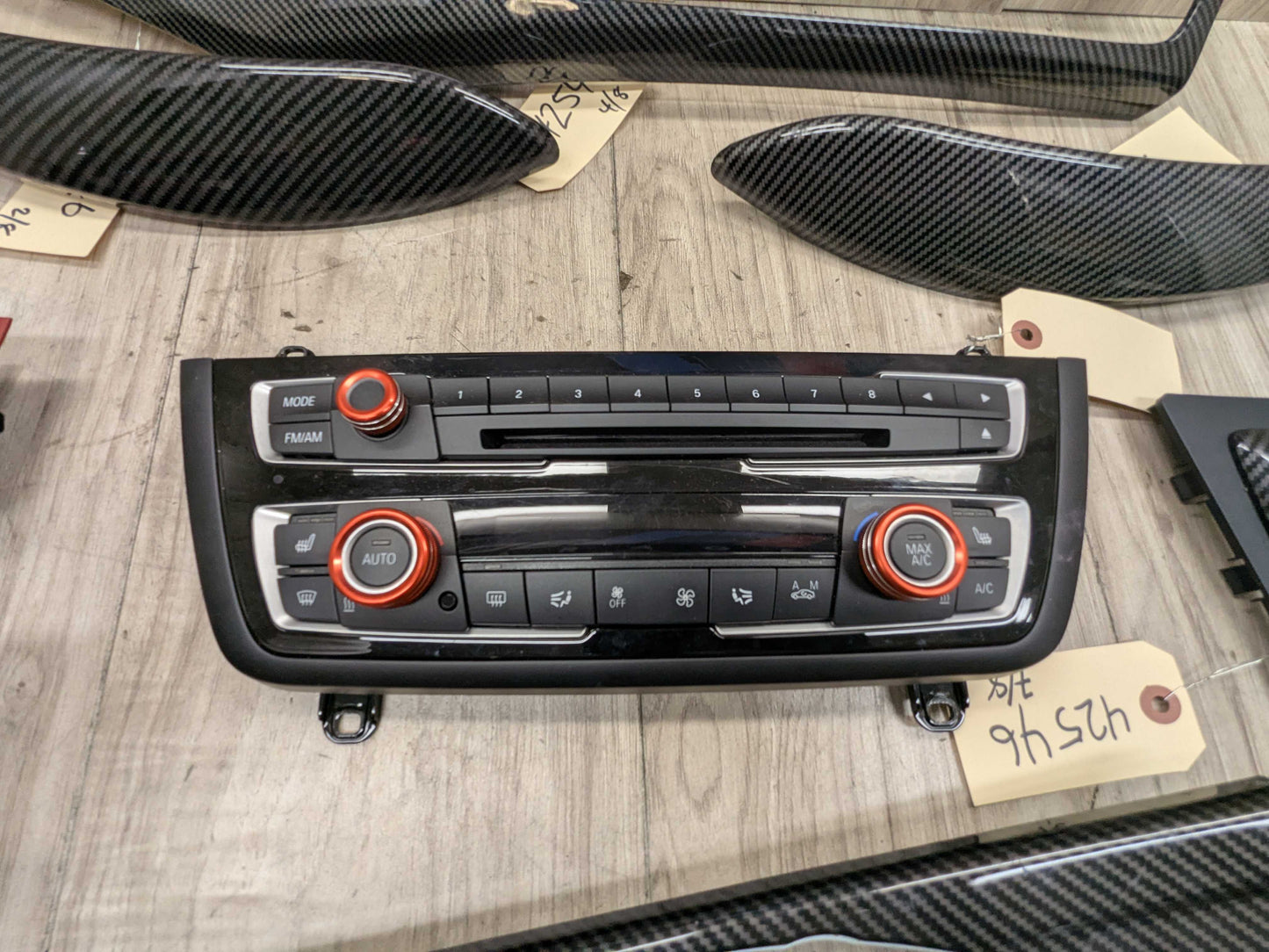 OEM BMW F30 F32 F36 F80 F82 Center Dashboard AC Climate Vent Trim SET (8)