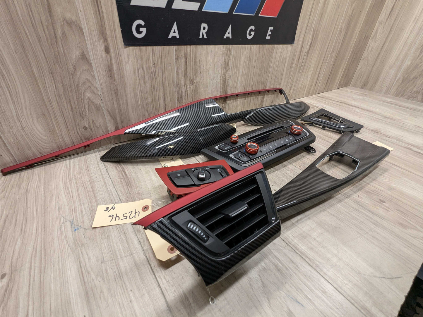 OEM BMW F30 F32 F36 F80 F82 Center Dashboard AC Climate Vent Trim SET (8)