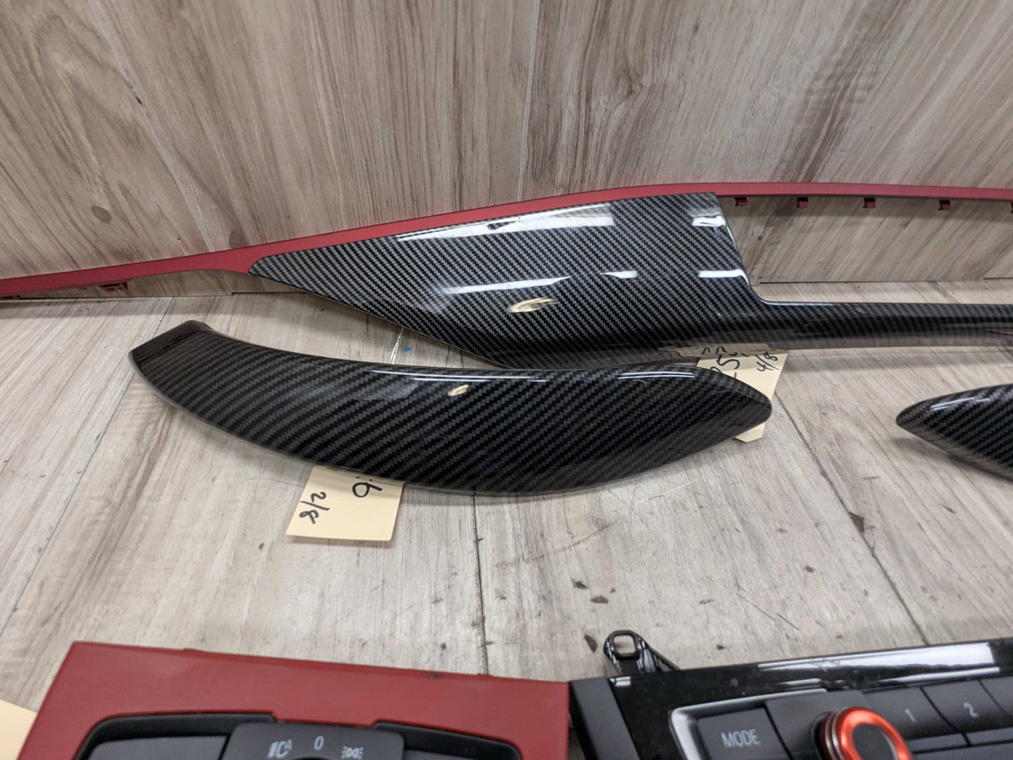 OEM BMW F30 F32 F36 F80 F82 Center Dashboard AC Climate Vent Trim SET (8)