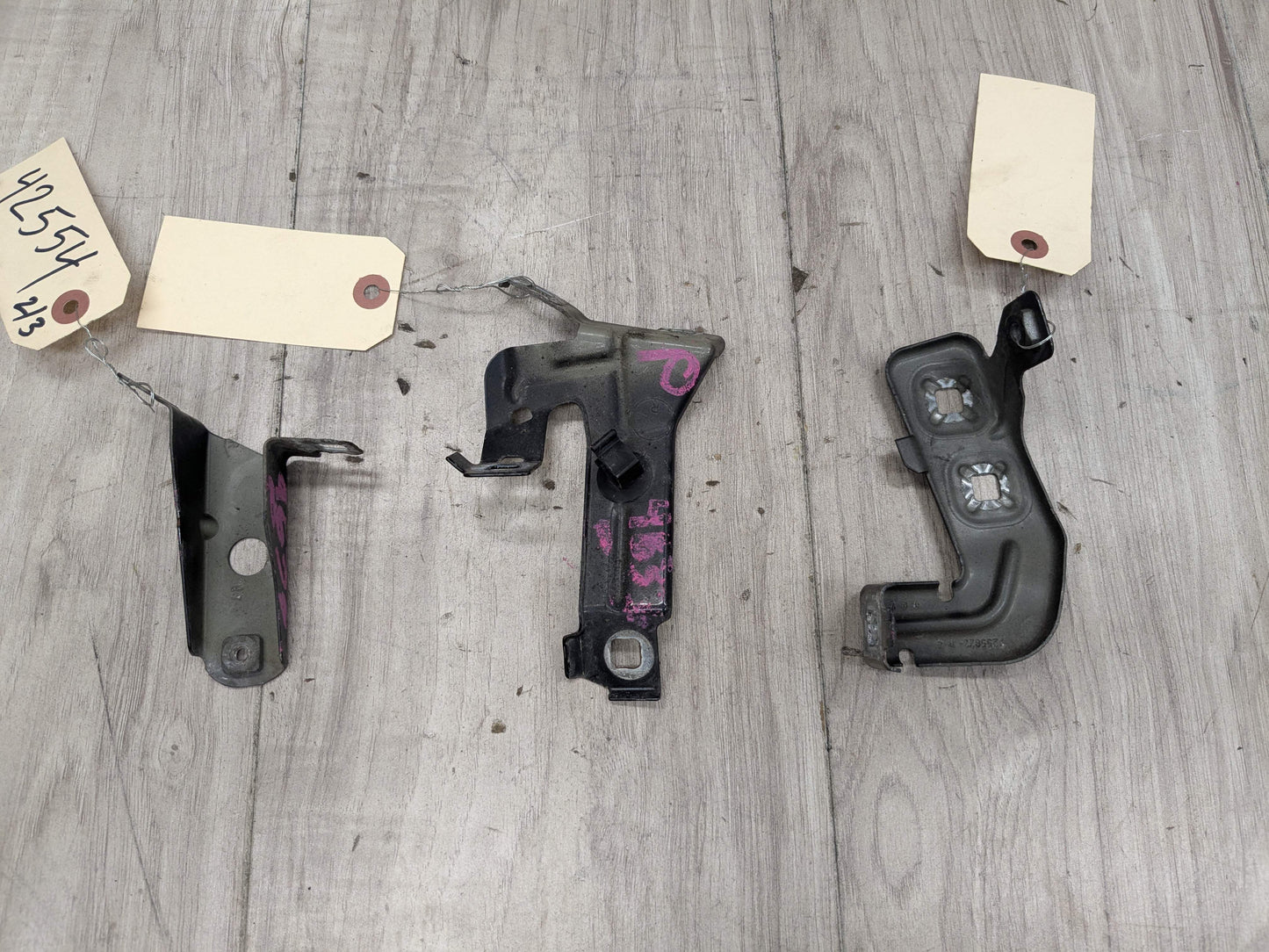 OEM BMW F30 F32 F33 F36 Front Right Passenger Fender Wing Holder Bracket SET