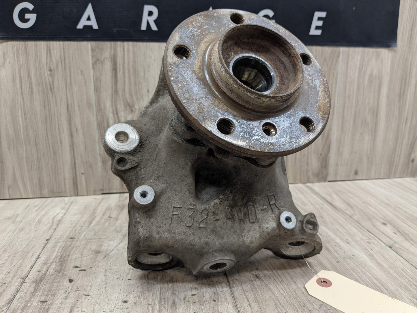 14-20 OEM BMW F32 F33 F36 AWD Front Right Passenger Hub Spindle Carrier Knuckle