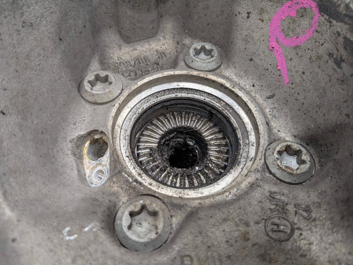 14-20 OEM BMW F32 F33 F36 AWD Front Right Passenger Hub Spindle Carrier Knuckle