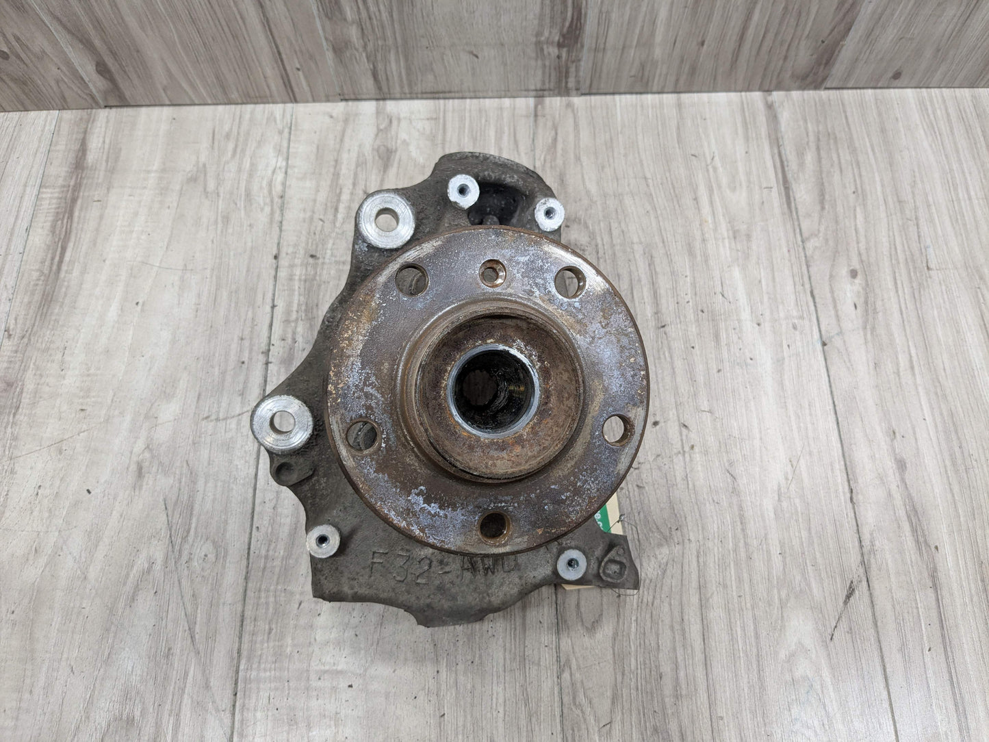14-20 OEM BMW F32 F33 F36 AWD Front Right Passenger Hub Spindle Carrier Knuckle