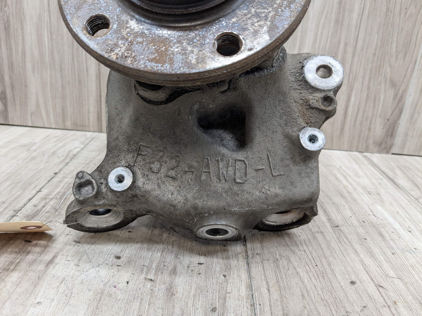 12-18 OEM BMW F32 F33 F36 AWD Front Left Hub Spindle Carrier Knuckle Bearing