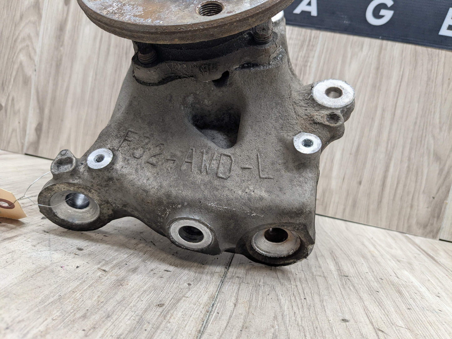 12-18 OEM BMW F32 F33 F36 AWD Front Left Hub Spindle Carrier Knuckle Bearing