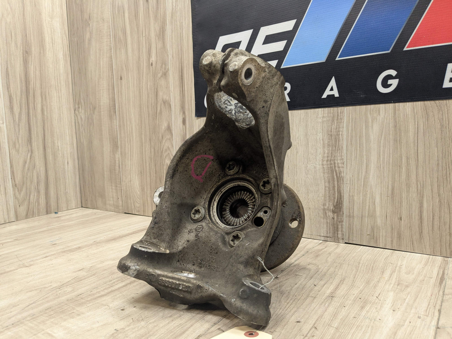 12-18 OEM BMW F32 F33 F36 AWD Front Left Hub Spindle Carrier Knuckle Bearing