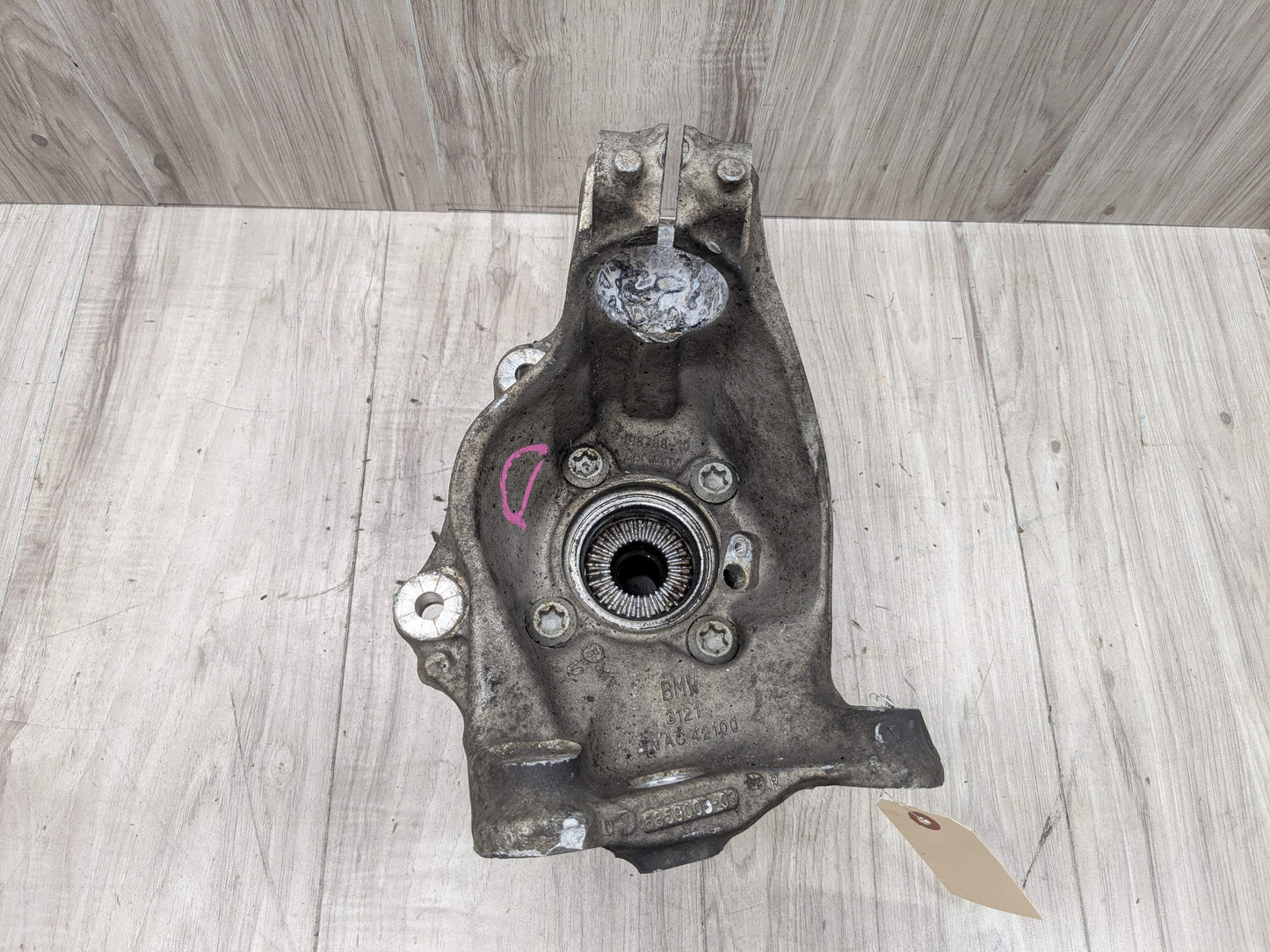 12-18 OEM BMW F32 F33 F36 AWD Front Left Hub Spindle Carrier Knuckle Bearing